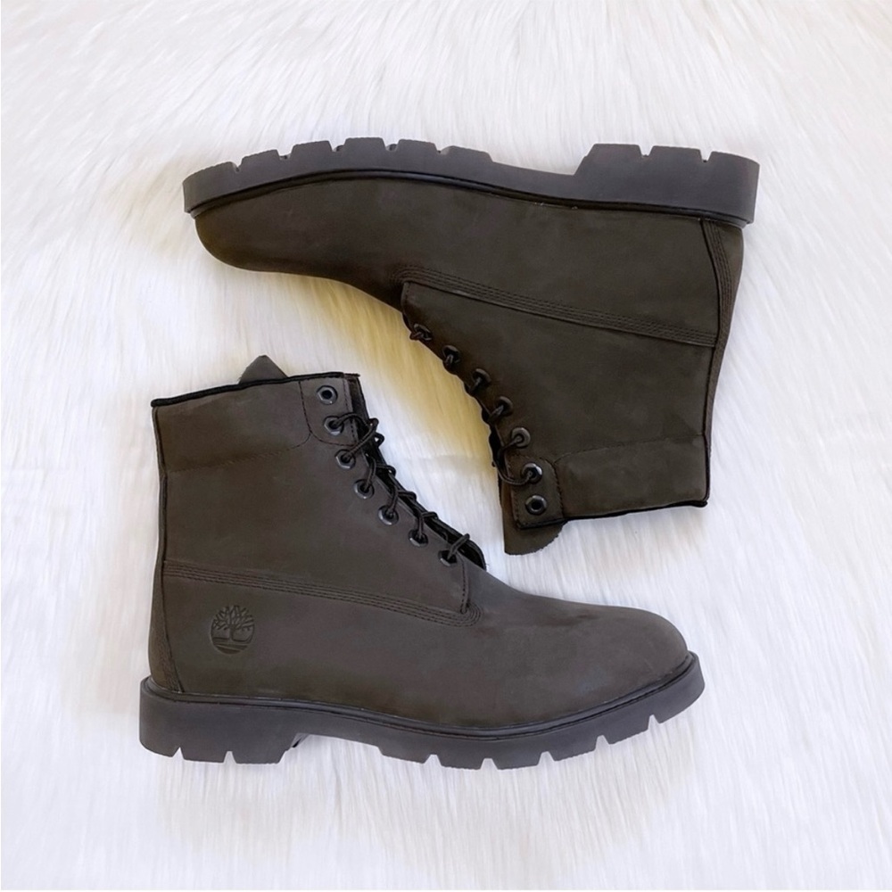 Timberland Men’s Classic 6 Inch Waterproof Brown Boots - Picture 6 of 7
